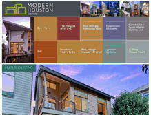 Tablet Screenshot of modernhoustonhomes.com